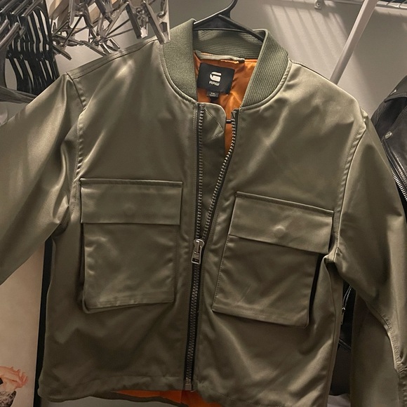 Raw cropped military jacket. - Picture 6 of 7